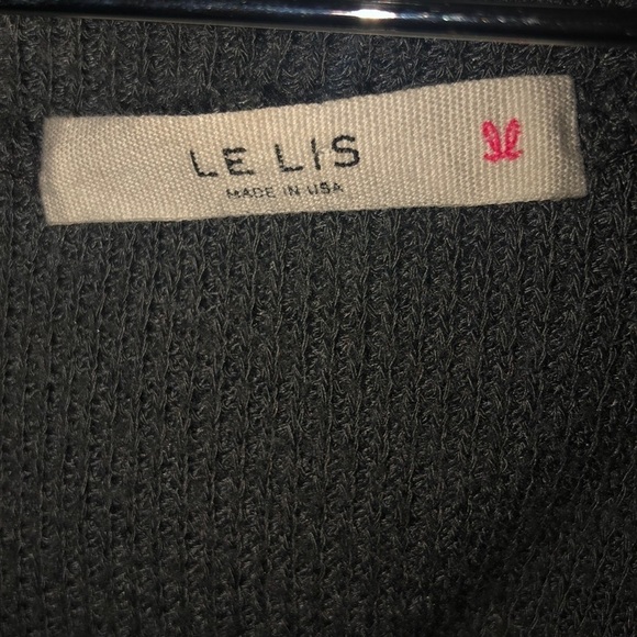 Grey Ruffle Sweater Top - Picture 7 of 7